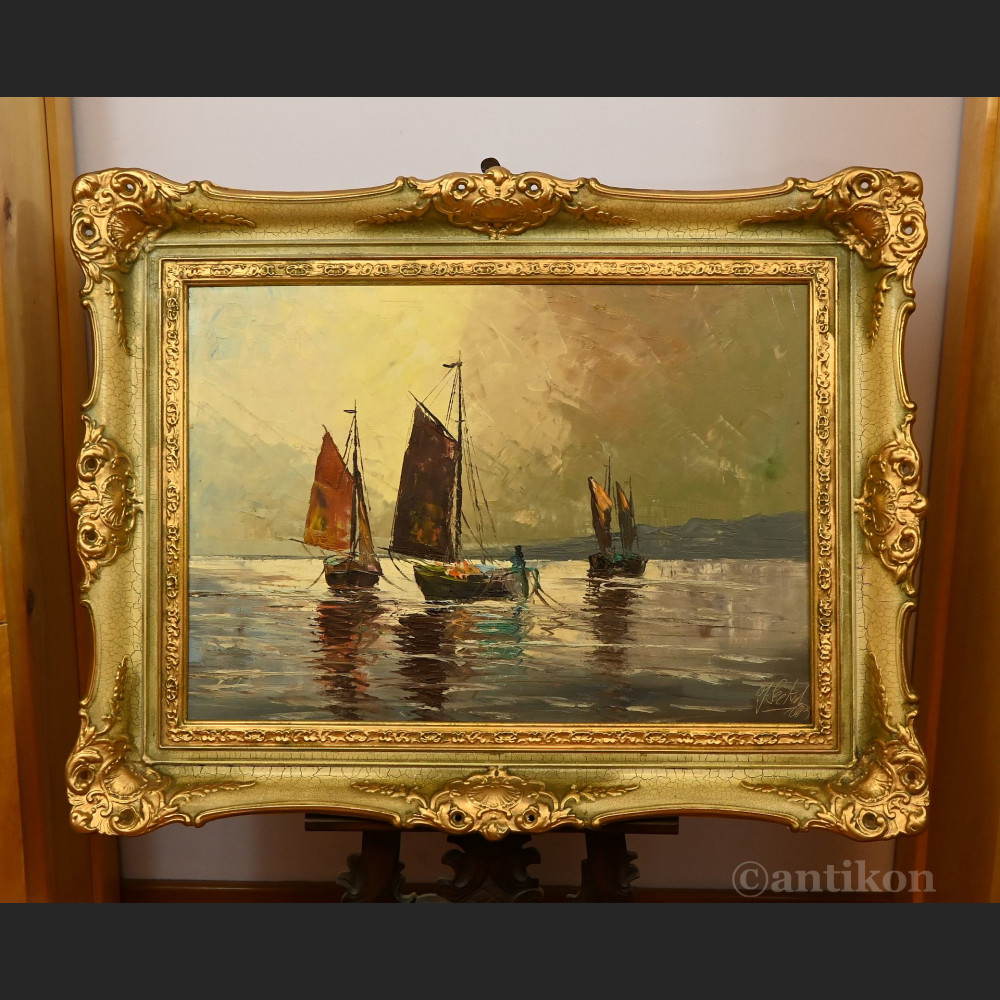 Obraz morski w ramie 