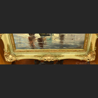 Obraz morski w ramie 