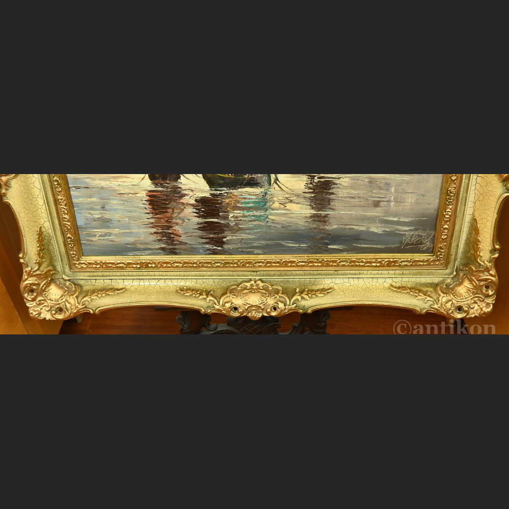 Obraz morski w ramie 