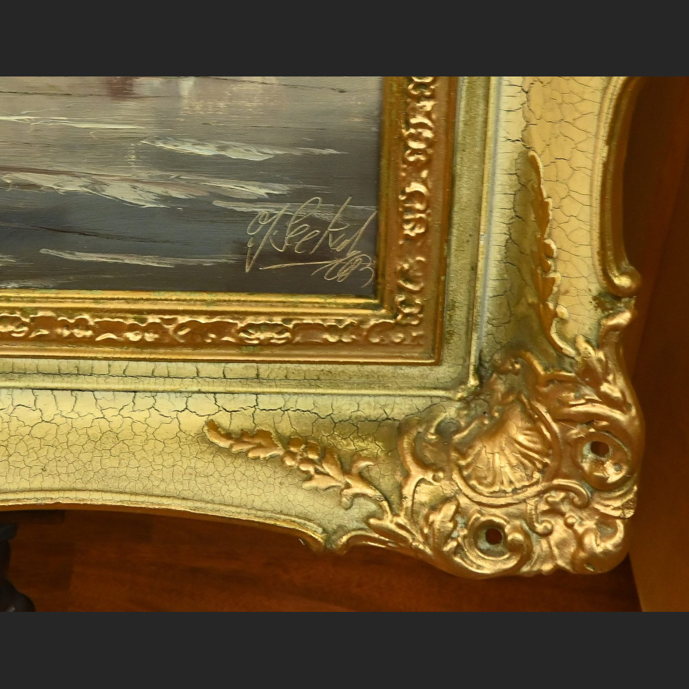 Obraz morski w ramie 