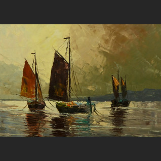 Obraz morski w ramie 