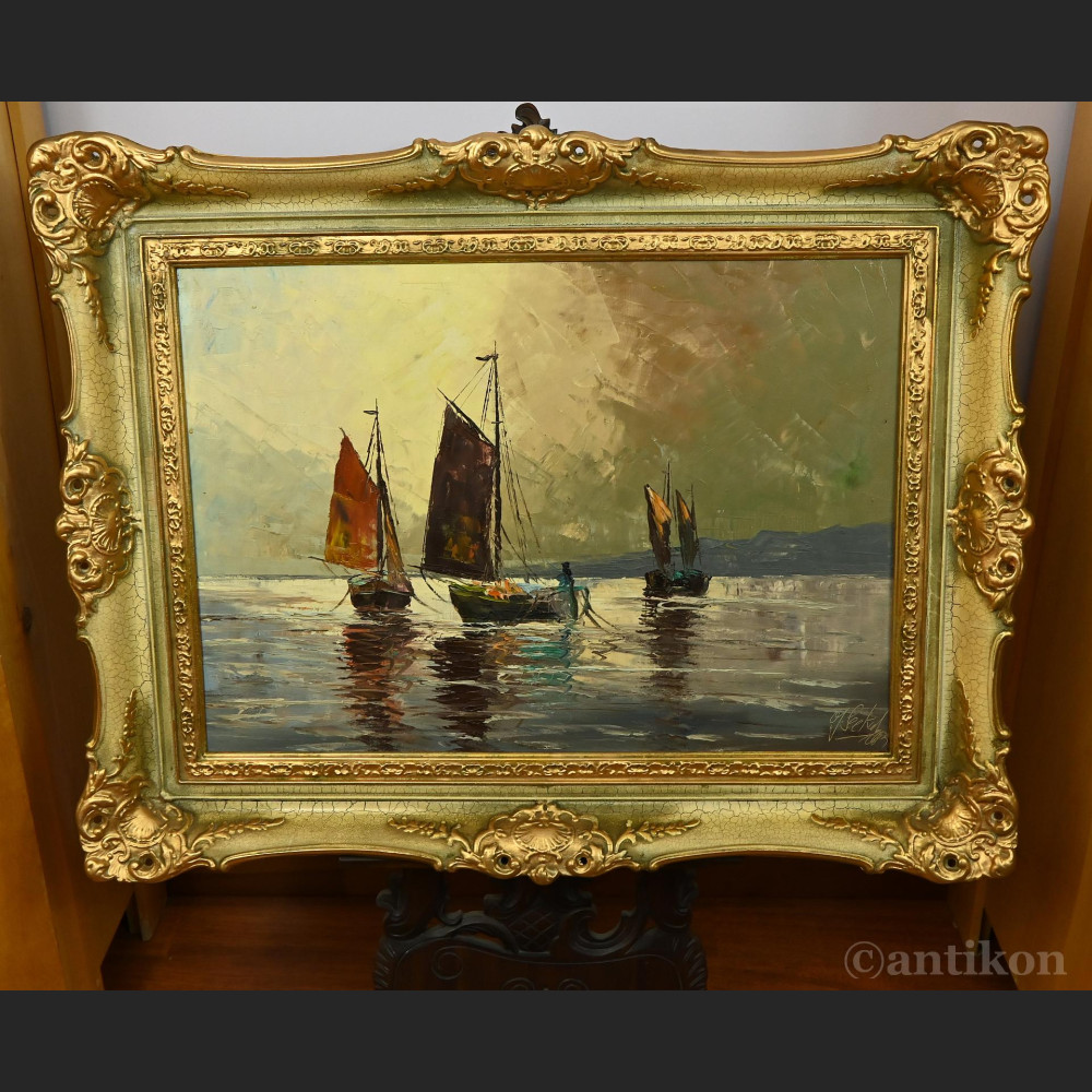 Obraz morski w ramie 