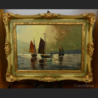 Obraz morski w ramie 