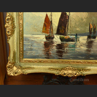 Obraz morski w ramie 