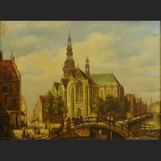 Obraz katedra w ramie na prezent Obraz katedra w ramie na prezent