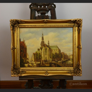 Obraz katedra w ramie na prezent 