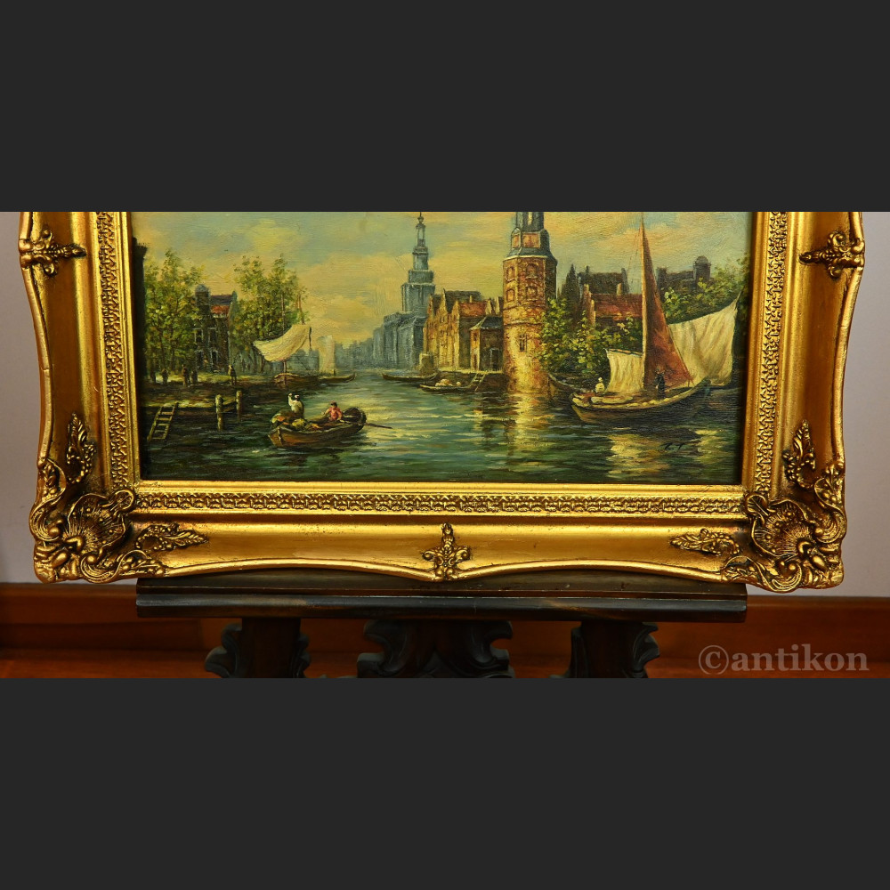 Obraz Amsterdam stare miasto Obraz Amsterdam stare miasto