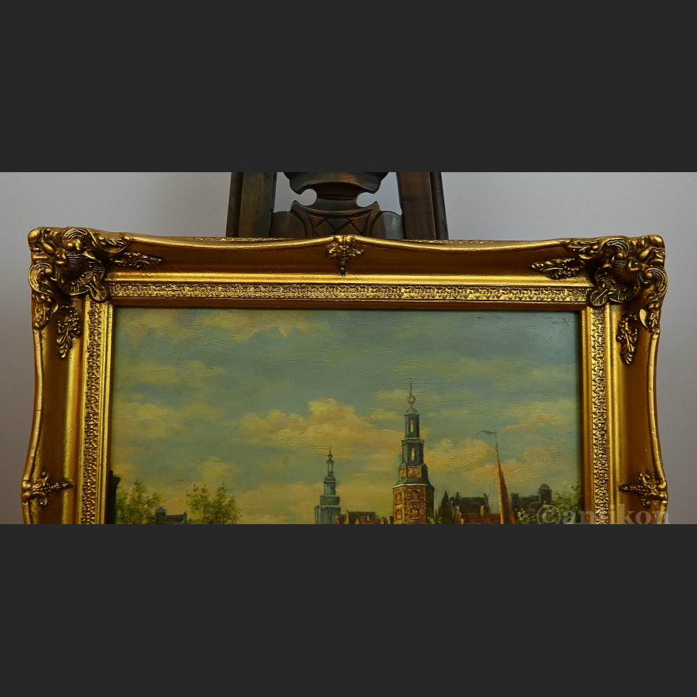 Obraz Amsterdam stare miasto Obraz Amsterdam stare miasto