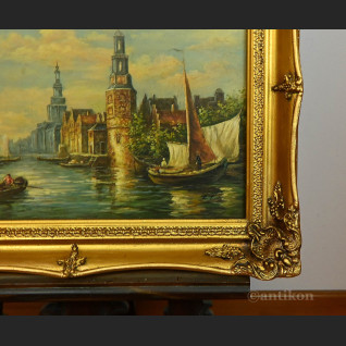 Obraz Amsterdam stare miasto Obraz Amsterdam stare miasto