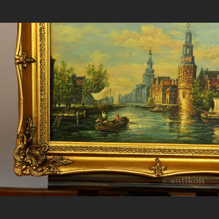 Obraz Amsterdam stare miasto Obraz Amsterdam stare miasto