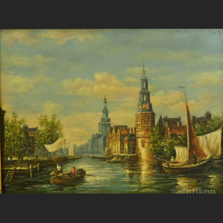 Obraz Amsterdam stare miasto Obraz Amsterdam stare miasto