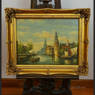 Obraz Amsterdam stare miasto 