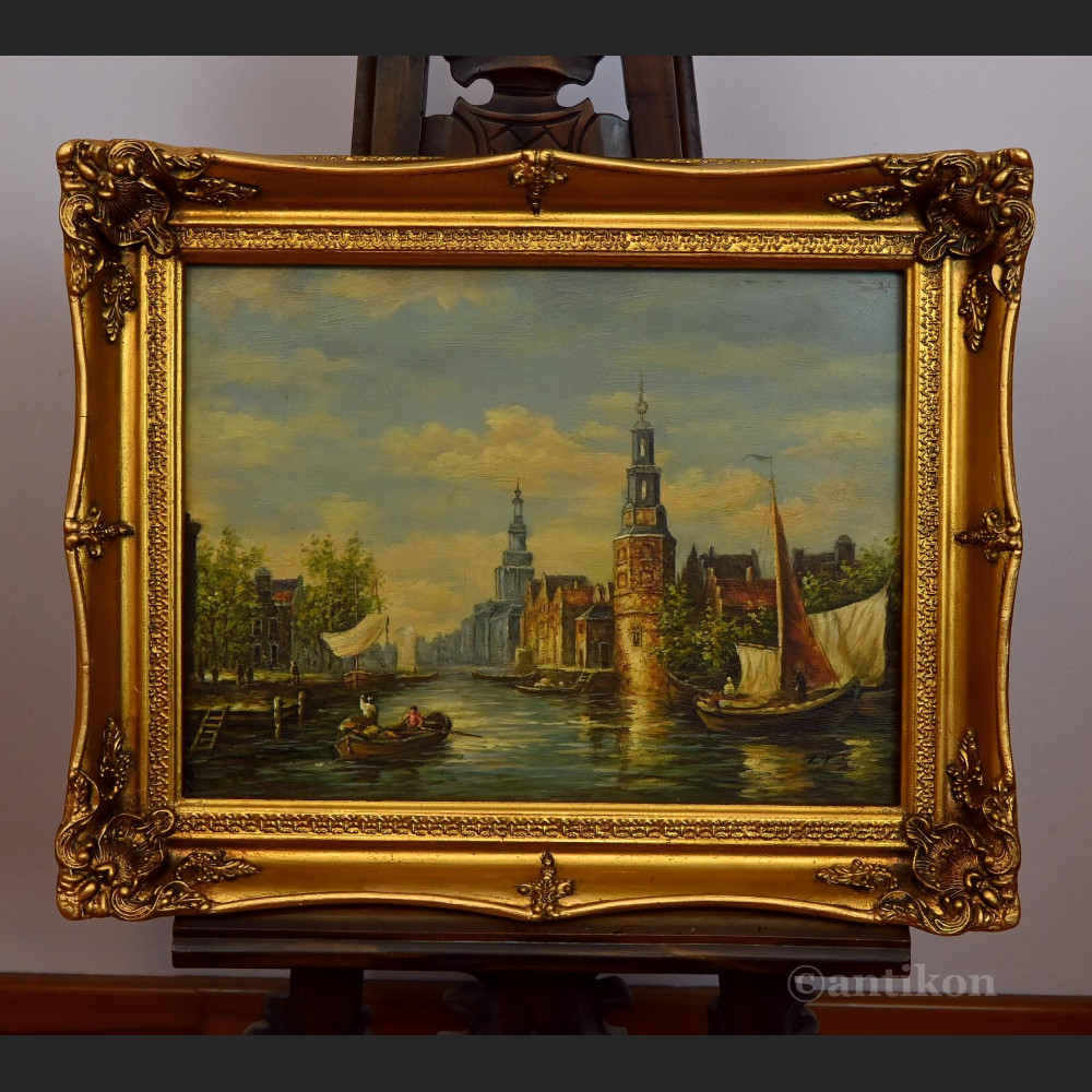 Obraz Amsterdam stare miasto Obraz Amsterdam stare miasto