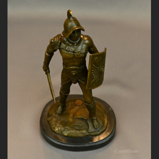 Figura gladiator z brązu prezent 