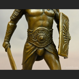 Figura gladiator z brązu prezent 