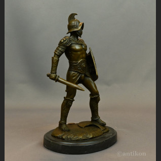Figura gladiator z brązu prezent 