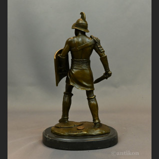 Figura gladiator z brązu prezent 