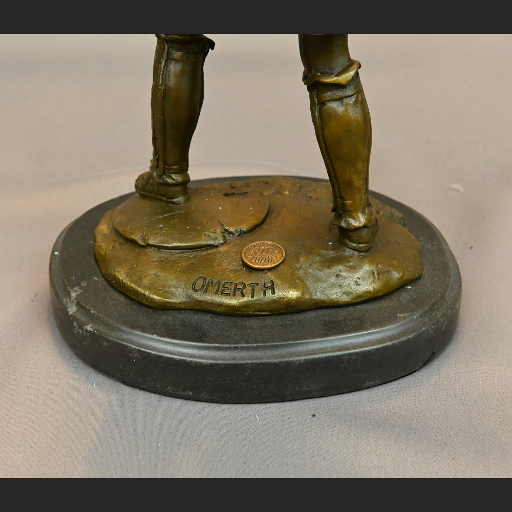 Figura gladiator z brązu prezent 