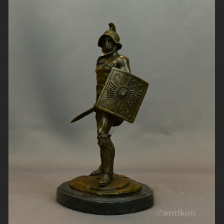 Figura gladiator z brązu prezent 