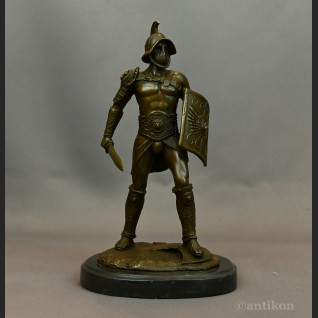 Figura gladiator z brązu prezent 