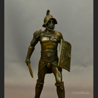 Figura gladiator z brązu prezent 