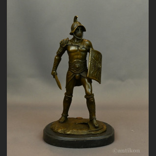 Figura gladiator z brązu prezent 