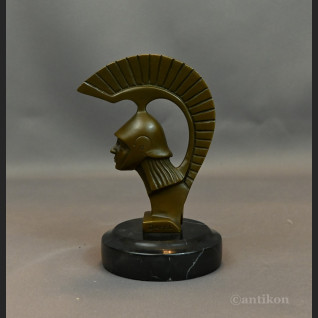 Figurka z brązu popiersie Spartanina 