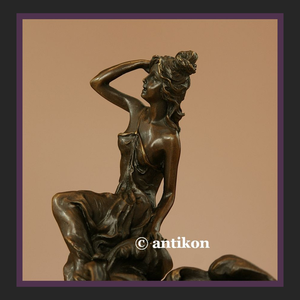 FIGURALNA SECESYJNA PATERA PRAWDZIWY BRĄZ SYGN. FIGURALNA SECESYJNA PATERA PRAWDZIWY BRĄZ SYGN.