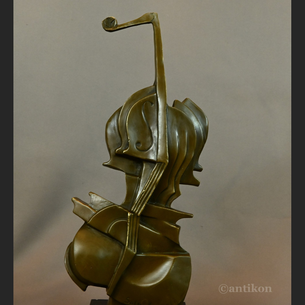 Prezent dla muzyka rzeźba wiolonczela Dali 