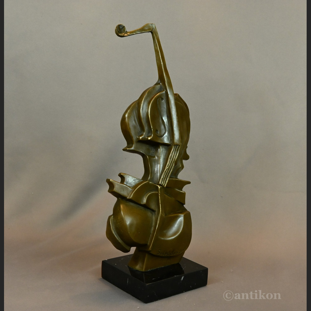 Prezent dla muzyka rzeźba wiolonczela Dali 