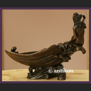 FIGURALNA SECESYJNA PATERA PRAWDZIWY BRĄZ SYGN. FIGURALNA SECESYJNA PATERA PRAWDZIWY BRĄZ SYGN.