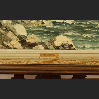 Stary obraz na brzegu morza  Stary obraz na brzegu morza