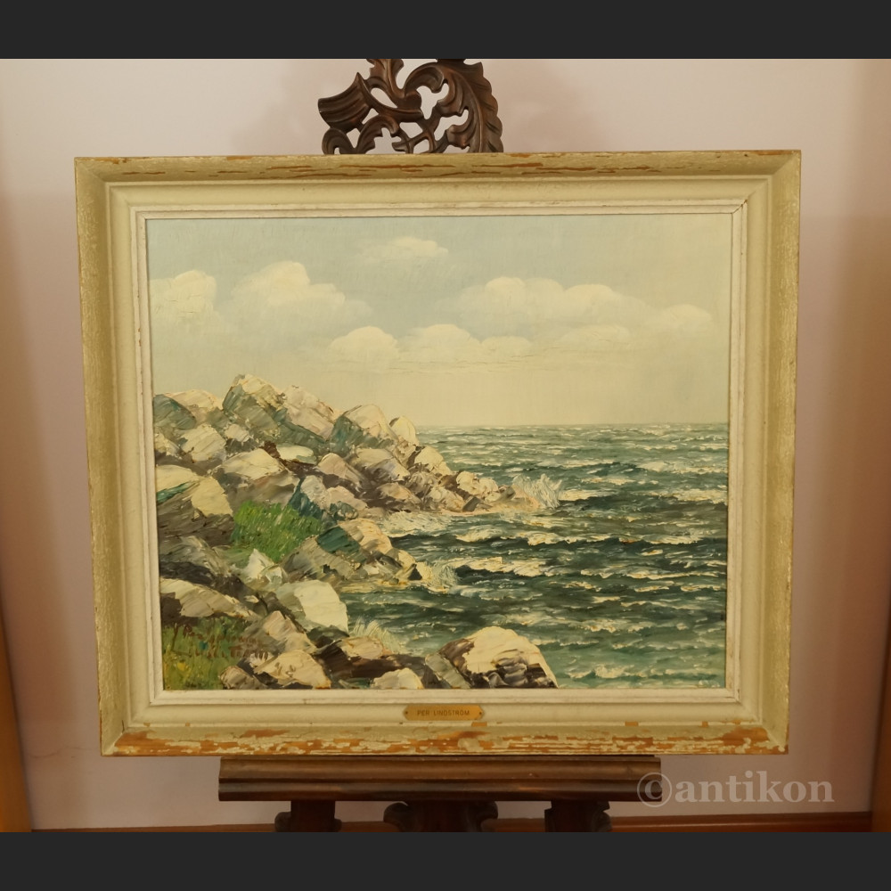 Stary obraz na brzegu morza  Stary obraz na brzegu morza