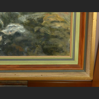 Obraz marynistyczny olejny 1951  Obraz marynistyczny olejny 1951