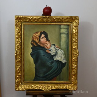 Obraz religijny Madonna z Dzieciątkiem wg Ferruzzi  Obraz religijny Madonna z Dzieciątkiem wg Ferruzzi