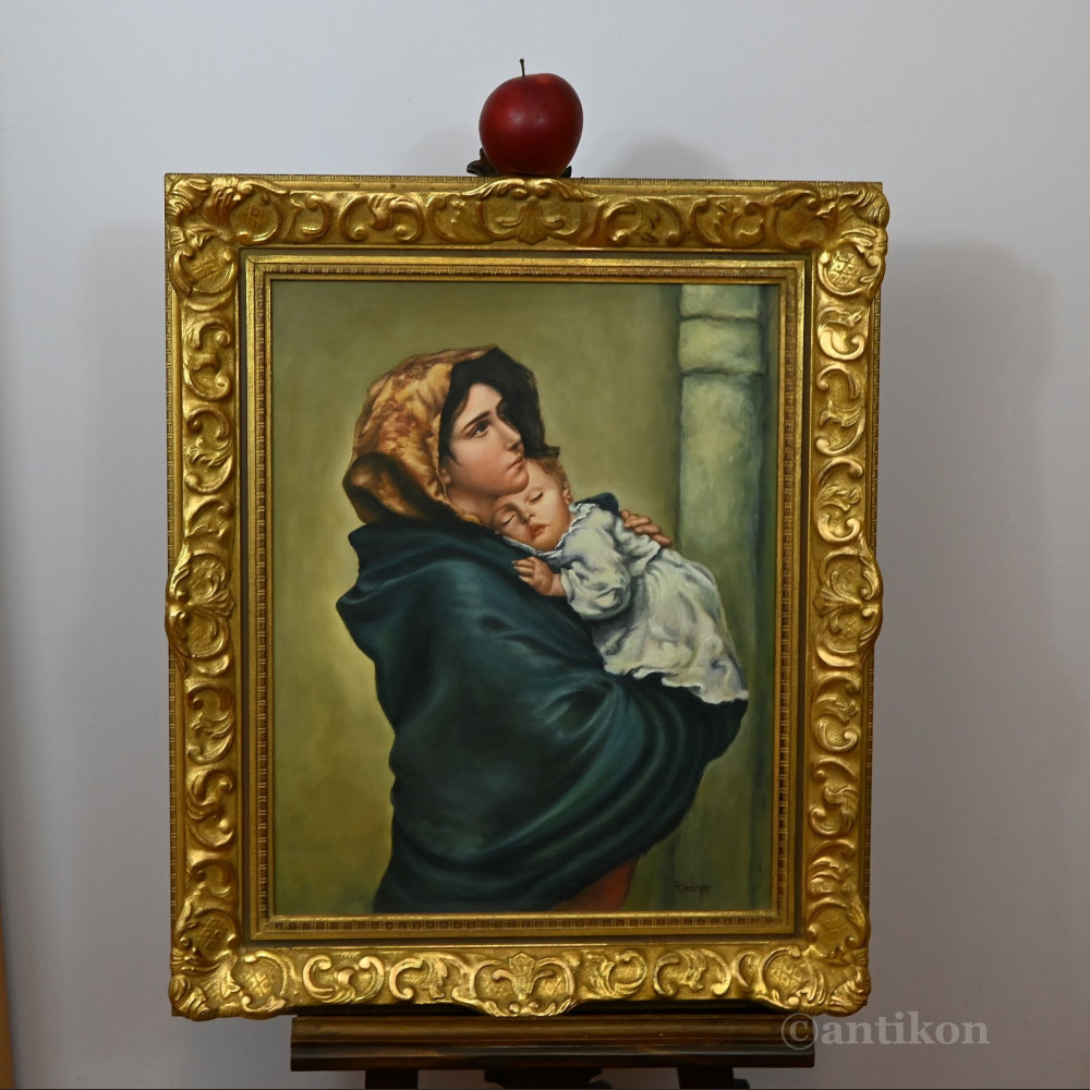 Obraz religijny Madonna z Dzieciątkiem wg Ferruzzi  Obraz religijny Madonna z Dzieciątkiem wg Ferruzzi