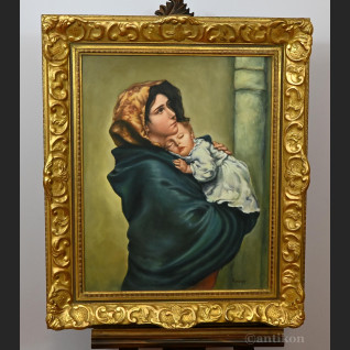 Obraz religijny Madonna z Dzieciątkiem wg Ferruzzi  Obraz religijny Madonna z Dzieciątkiem wg Ferruzzi