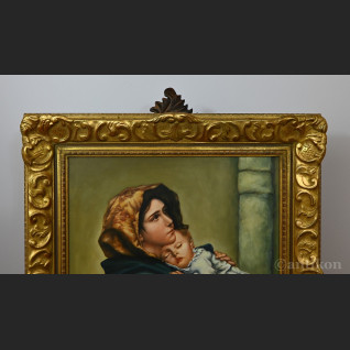 Obraz religijny Madonna z Dzieciątkiem wg Ferruzzi  Obraz religijny Madonna z Dzieciątkiem wg Ferruzzi