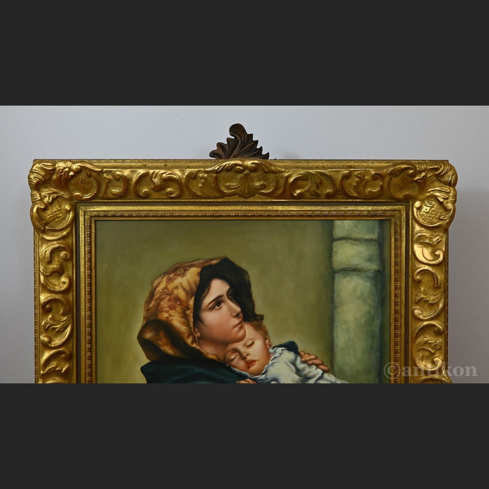 Obraz religijny Madonna z Dzieciątkiem wg Ferruzzi  Obraz religijny Madonna z Dzieciątkiem wg Ferruzzi