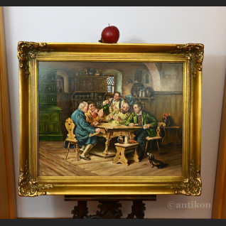 Biesiada w karczmie obraz olejny  Biesiada w karczmie obraz olejny