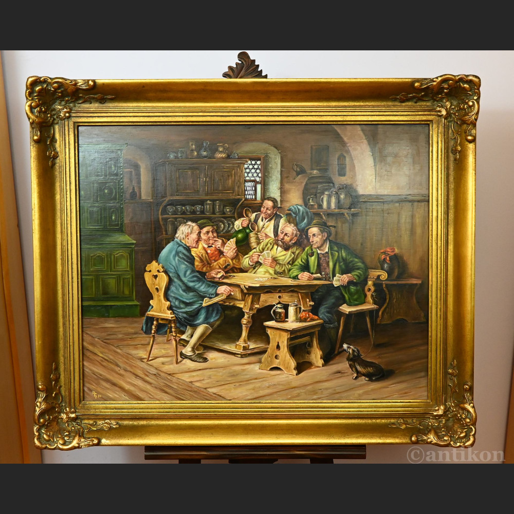 Biesiada w karczmie obraz olejny  Biesiada w karczmie obraz olejny