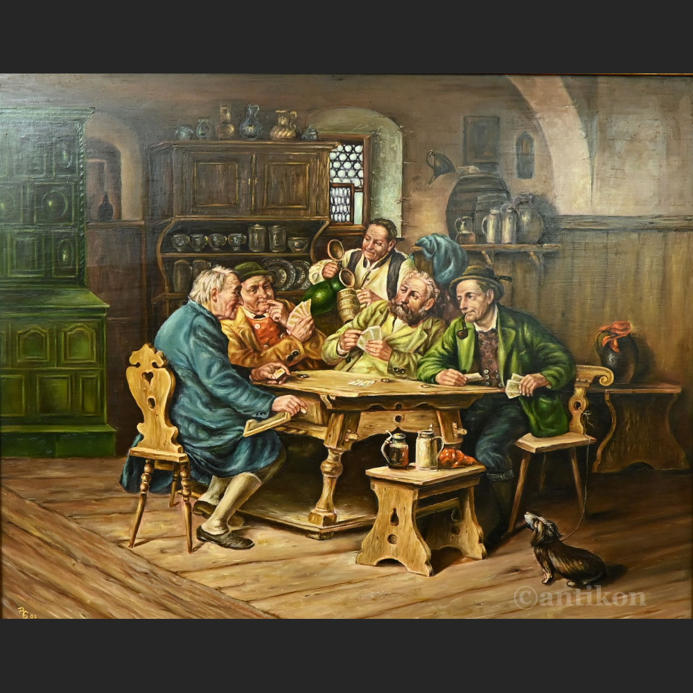 Biesiada w karczmie obraz olejny  Biesiada w karczmie obraz olejny