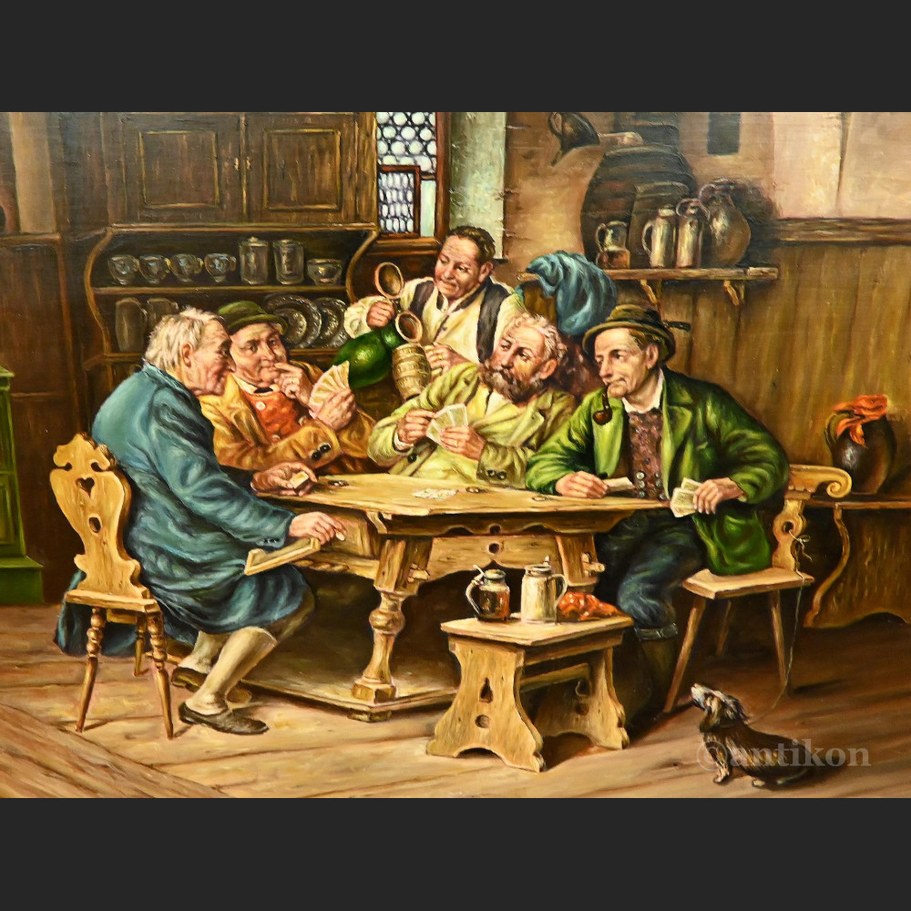 Biesiada w karczmie obraz olejny  Biesiada w karczmie obraz olejny