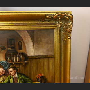 Biesiada w karczmie obraz olejny  Biesiada w karczmie obraz olejny