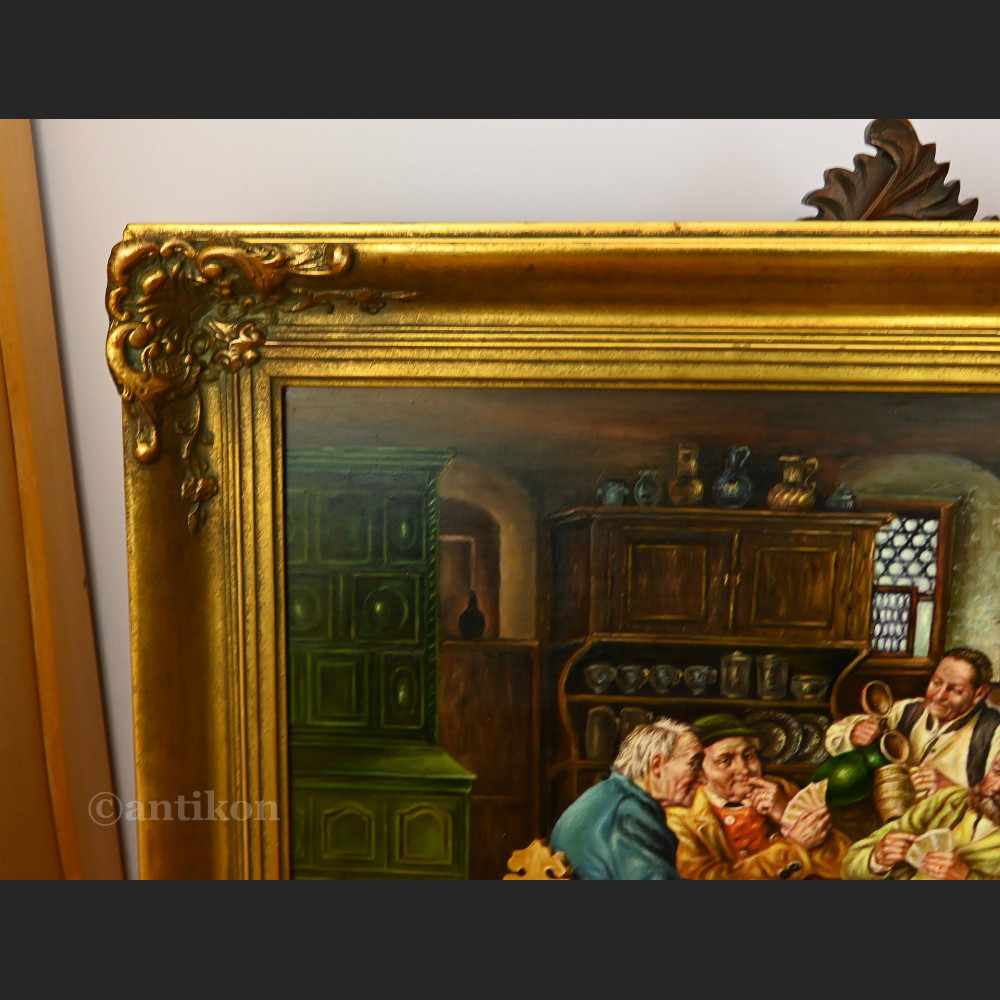 Biesiada w karczmie obraz olejny  Biesiada w karczmie obraz olejny