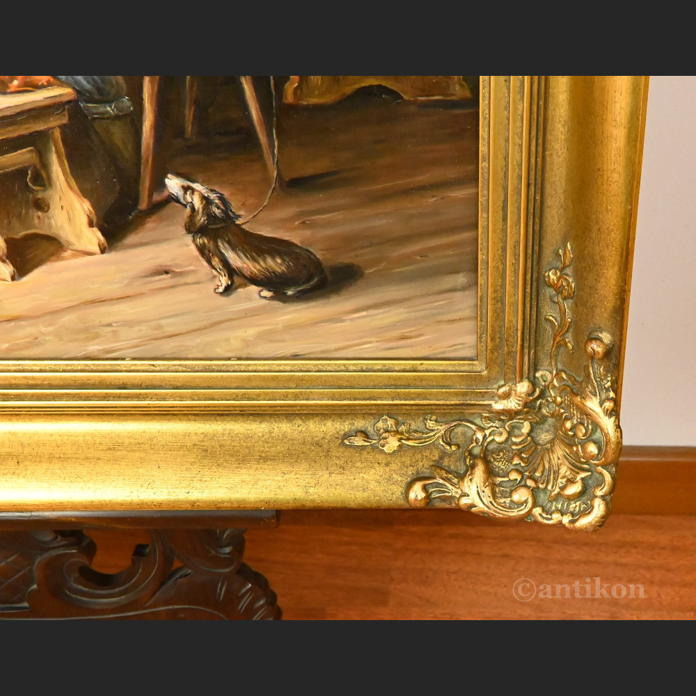 Biesiada w karczmie obraz olejny  Biesiada w karczmie obraz olejny