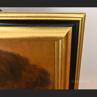 Portret młodzieńca obraz olejny w ramie  Portret młodzieńca obraz olejny w ramie