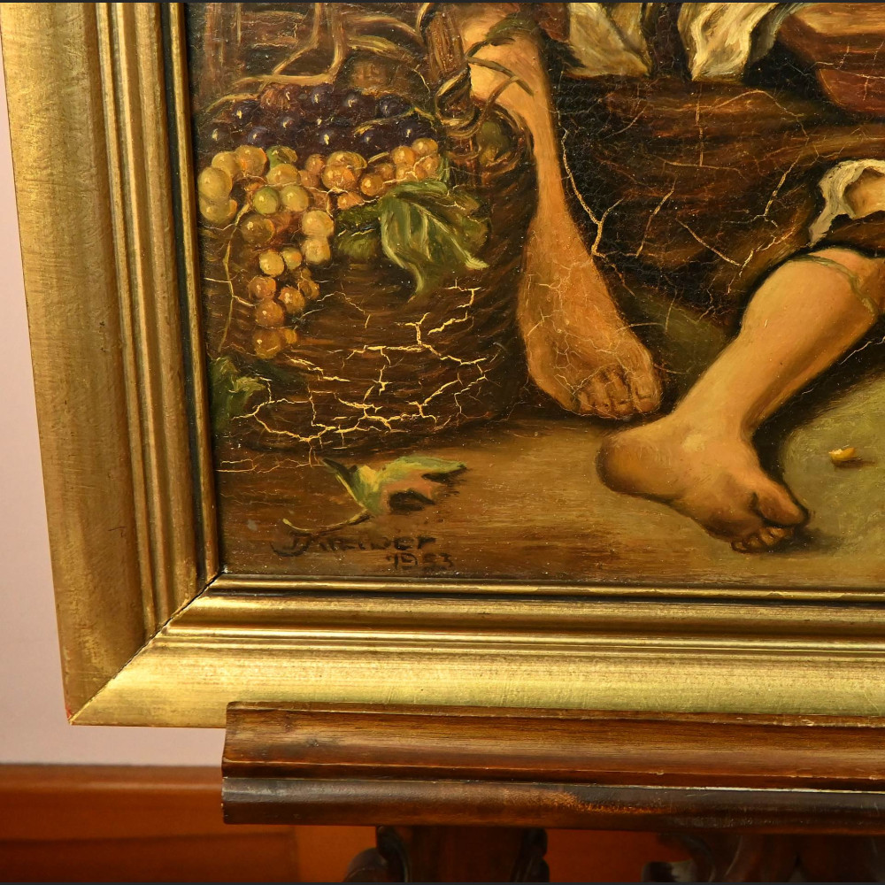 Dzieci z melonem i winogronami wg. Murillo  Dzieci z melonem i winogronami wg. Murillo