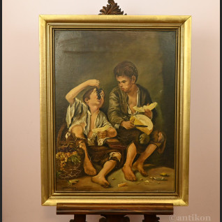 Dzieci z melonem i winogronami wg. Murillo  Dzieci z melonem i winogronami wg. Murillo