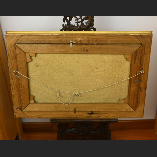 Stary obraz jeleń na rykowisku z 1940r  Stary obraz jeleń na rykowisku z 1940r